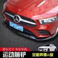w177 a class front lip amg brabus style abs gloss black material