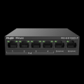 RG-ES106D-P.RUIJIE 6-Port 100Mbps Unmanaged PoE+ Switch with 58W