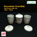 Porcelain Crucible High Wall