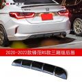 new honda city rs rear diffuser pp black material add on part upgrade performance look new set