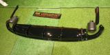 new honda civic fe rear diffuser rs pp black material replacement part upgrade performance look new set