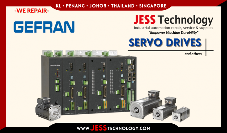 Repair GEFRAN SERVO DRIVES Malaysia, Singapore, Indonesia, Thailand