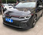 volkswagen golf mk8 gti rline front skirt diffuser maxton abs gloss black material fit for gti rline style front bumper add on part upgrade performance look new set