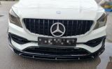 mercedes benz cla w117 front lip diffuser amg depan abs qualitygloss black tebal fit for untuk w117 cla250 amg add on part performance look new brand new set