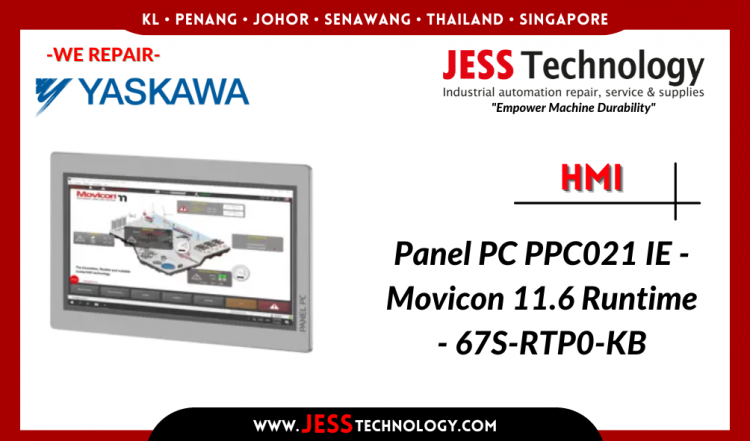 Repair YASKAWA HMI Panel PC PPC021 IE Malaysia, Singapore, Indonesia, Thailand