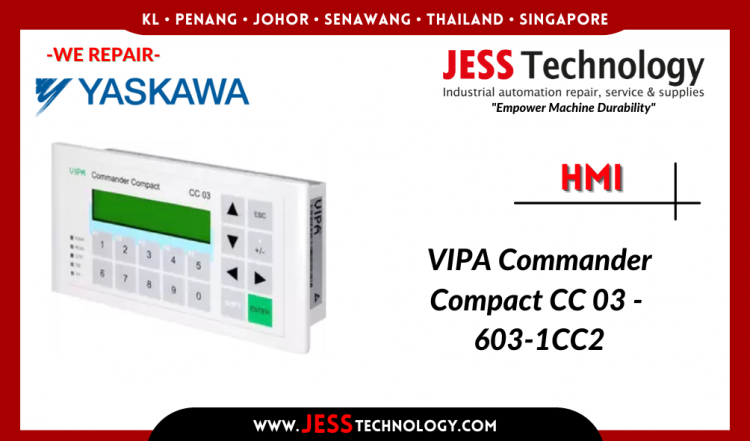Repair YASKAWA HMI VIPA Commander Compact CC 03 - 603-1CC2 Malaysia, Singapore, Thailand