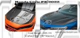 Honda Civic FE 2022 Front Bonnet (Carbon Fibre / FRP Material) 
