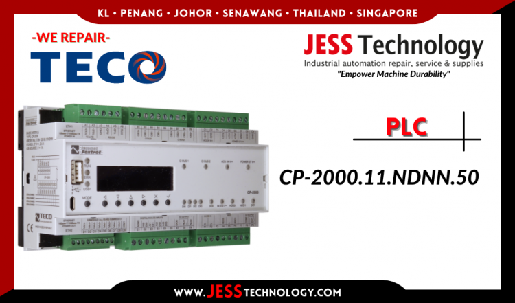 Repair TECO PLC CP-2000.11NDNN.50 Malaysia, Singapore, Indonesia, Thailand