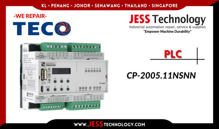 Repair TECO PLC CP-2005.11NSNN Malaysia, Singapore, Indonesia, Thailand