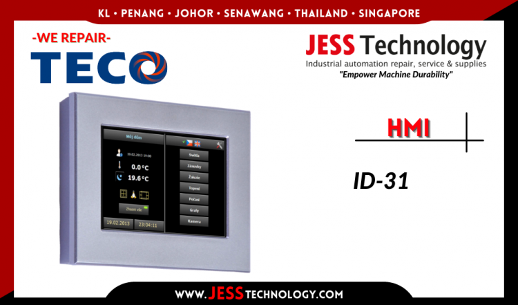 Repair TECO HMI ID-31 Malaysia, Singapore, Indonesia, Thailand