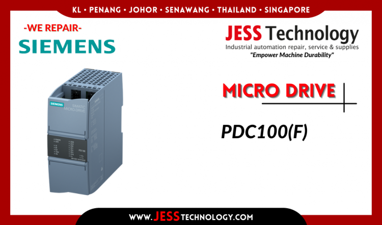 Repair SIEMENS MICRO DRIVE PDC100(F) Malaysia, Singapore, Indonesia, Thailand