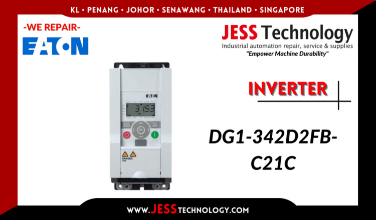 Repair EATON INVERTER DG1-342D2FB-C21C Malaysia, Singapore, Indonesia, Thailand