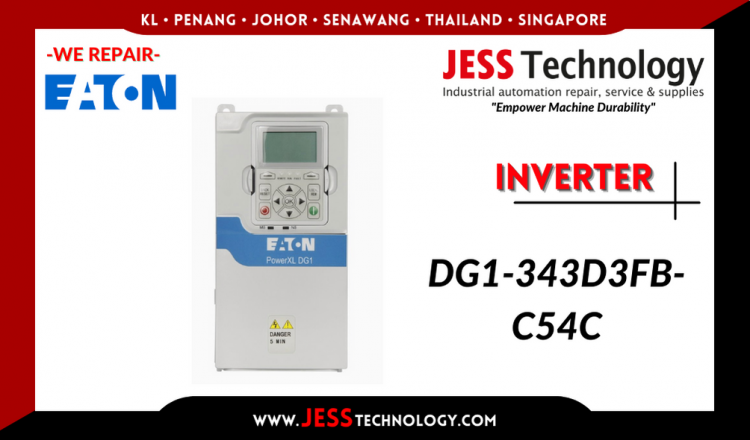 Repair EATON INVERTER DG1-343D3FB-C54C Malaysia, Singapore, Indonesia, Thailand