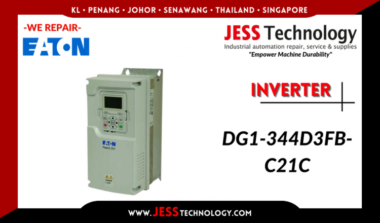 Repair EATON INVERTER DG1-344D3FB-C21C Malaysia, Singapore, Indonesia, Thailand