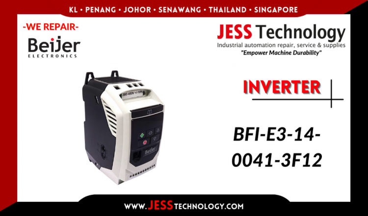 Repair BEIJER ELECTRONICS INVERTER BFI-E3-14-0041-3F12 Malaysia, Singapore, Indonesia, Thailand