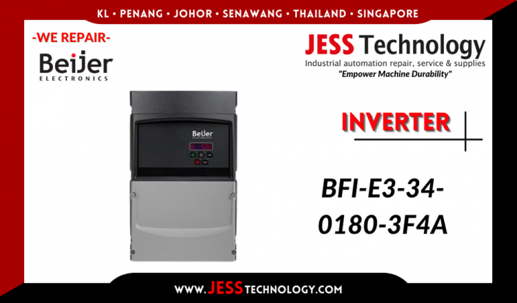 Repair BEIJER ELECTRONICS INVERTER BFI-E3-34-0180-3F4A Malaysia, Singapore, Indonesia, Thailand