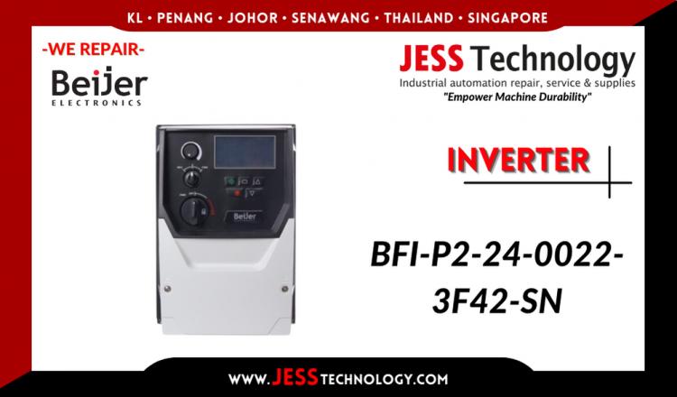 Repair BEIJER ELECTRONICS INVERTER BFI-P2-24-0022-3F42-SN Malaysia, Singapore, Indonesia, Thailand