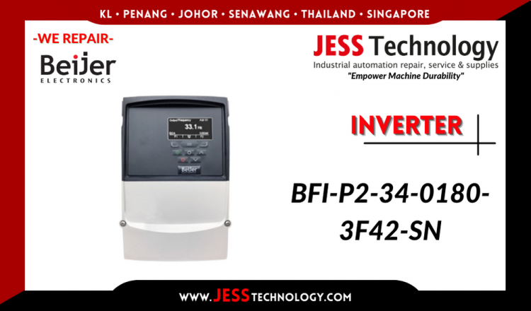 Repair BEIJER ELECTRONICS INVERTER BFI-P2-34-0180-3F42-SN Malaysia, Singapore, Indonesia, Thailand