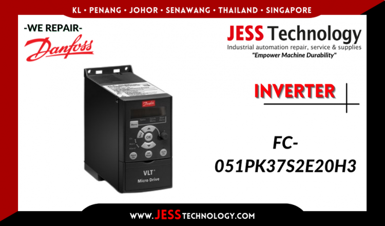 Repair DANFOSS INVERTER FC-051PK37S2E20H3 Malaysia, Singapore, Indonesia, Thailand