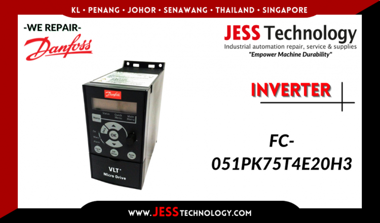 Repair DANFOSS INVERTER FC-051PK75T4E20H3 Malaysia, Singapore, Indonesia, Thailand