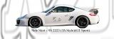 Porsche Cayman Side Skirt (TA Style) 
