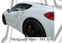 Porsche Cayman Mudguard Vents 