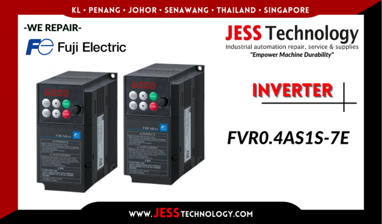 Repair FUJI ELECTRIC  INVERTER FVR0.4AS1S-7E Malaysia, Singapore, Indonesia, Thailand