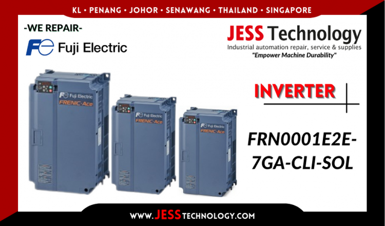 Repair FUJI ELECTRIC INVERTER FRN0001E2E-7GA-CLI-SOL Malaysia, Singapore, Indonesia, Thailand