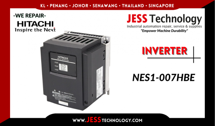 Repair HITACHI INVERTER NES1-007HBE Malaysia, Singapore, Indonesia, Thailand