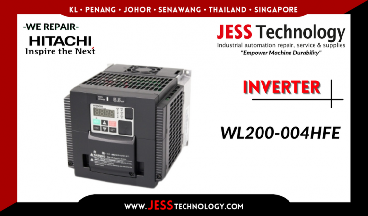 Repair HITACHI INVERTER WL200-004HFE Malaysia, Singapore, Indonesia, Thailand