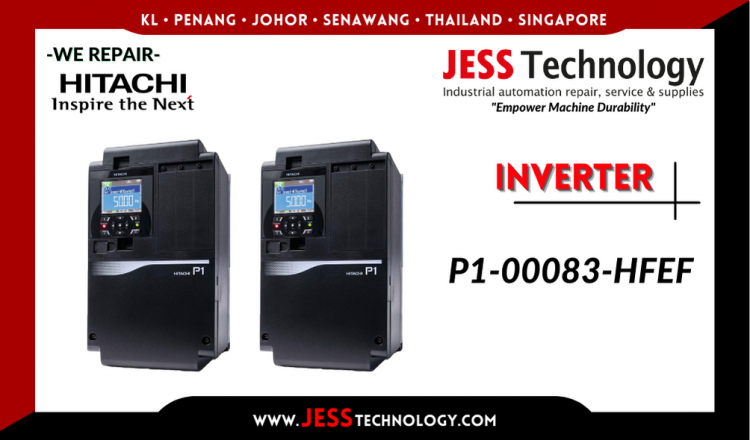 Repair HITACHI INVERTER P1-00083-HFEF Malaysia, Singapore, Indonesia, Thailand