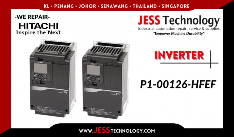 Repair HITACHI INVERTER P1-00126-HFEF Malaysia, Singapore, Indonesia, Thailand