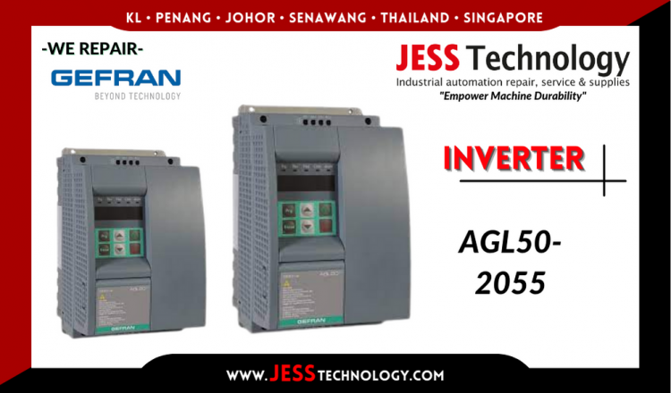 Repair GEFRAN INVERTER AGL50-2055 Malaysia, Singapore, Indonesia, Thailand