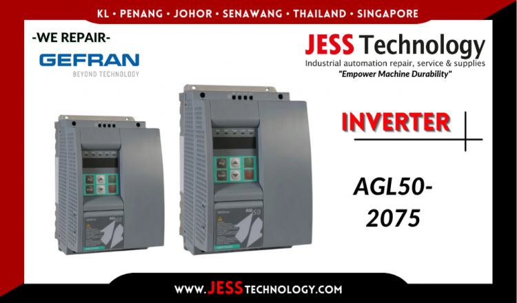 Repair GEFRAN INVERTER AGL50-2075 Malaysia, Singapore, Indonesia, Thailand