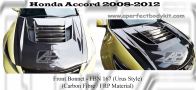 Honda Accord 2008 - 2012 Front Bonnet (Urus Style) (Carbon Fibre / FRP Material) 