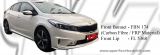 Kia K3 2017 Front Bonnet (Carbon Fibre / FRP Material), Front Lip (L & R) 