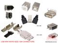  USB MINI MICRO IEEE 1394 CONNECTORS