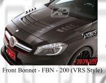 Mercedes A Class W176 Front Bonnet (VRS Style) (Carbon Fibre, Forged Carbon, FRP Material) 