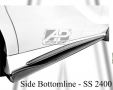 Mercedes A Class W176 Side Bottomline (Carbon Fibre, Forged Carbon, FRP Material) 