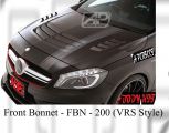 Mercedes A Class W176 Front Bonnet (Carbon Fibre, Forged Carbon, FRP Material)