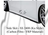 Toyota Alphard 2018 Ku Style Side Skirt (Carbon Fibre / FRP Material)