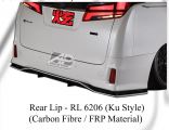 Toyota Alphard 2018 Ku Style Rear Lip (Carbon Fibre / FRP Material) 