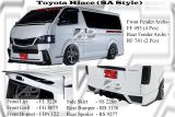Toyota Hiace SA Style Bumperkits 