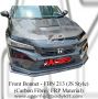 Honda Civic FE 2022 JS Style Front Bonnet (Carbon Fibre / FRP Material)