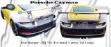 Porsche Cayman Rear Bumper (For Install Carrera Tail Lamp)
