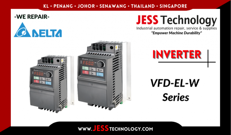 Repair DELTA INVERTER VFD-EL-W series Malaysia, Singapore, Indonesia, Thailand