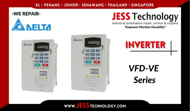 Repair DELTA INVERTER VFD-VE Series Malaysia, Singapore, Indonesia, Thailand