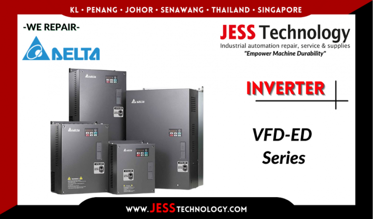 Repair DELTA INVERTER VFD-ED series Malaysia, Singapore, Indonesia, Thailand