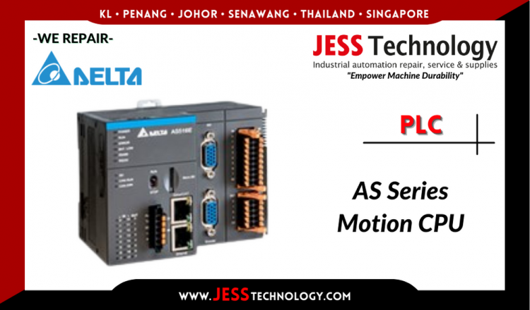 Repair DELTA PLC AS Series Motion CPU Malaysia, Singapore, Indonesia, Thailand