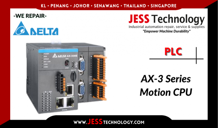 Repair DELTA PLC AX-3 Series Motion CPU Malaysia, Singapore, Indonesia, Thailand